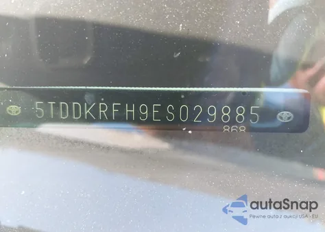 2014 Toyota Highlander Limited/Ltd Platnum из США, поврежденный, VIN 5TDDKRFH9ES029885